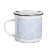 Giraffe Blue - Enamel Mug - www.leggybuddy.com