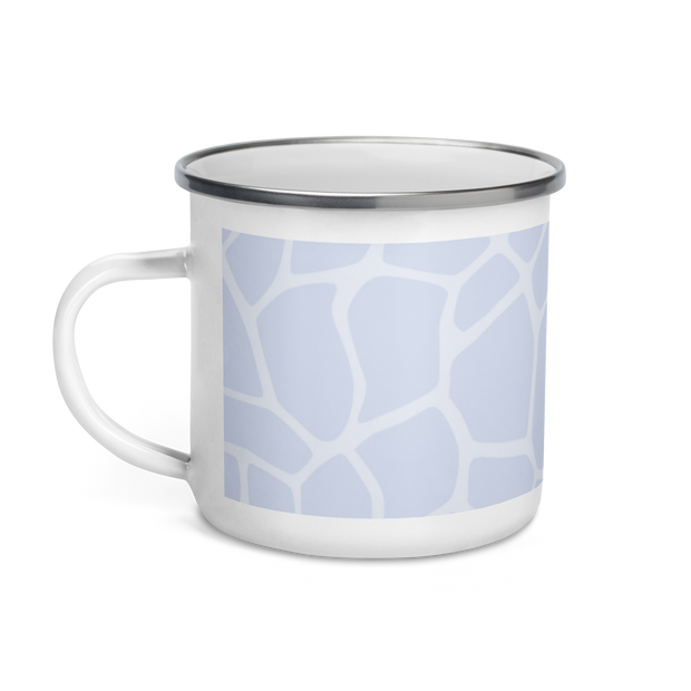 Giraffe Blue - Enamel Mug - www.leggybuddy.com