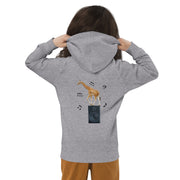 Kids eco hoodie Giraffe - www.leggybuddy.com