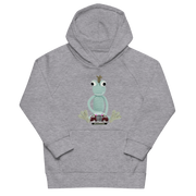 Kids eco hoodie -Froggy Mint - www.leggybuddy.com