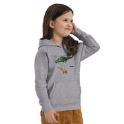 Kids eco hoodie Giraffe - www.leggybuddy.com