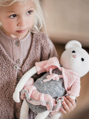 CAROLINE Crochet Mouse - www.leggybuddy.com