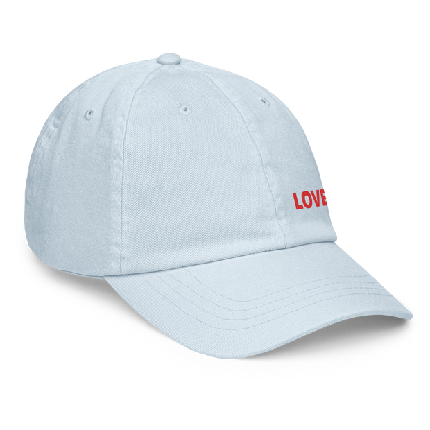 LOVE Pastel baseball hat - ROSA - www.leggybuddy.com