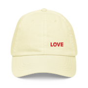 LOVE Pastel baseball hat - BLUE - www.leggybuddy.com