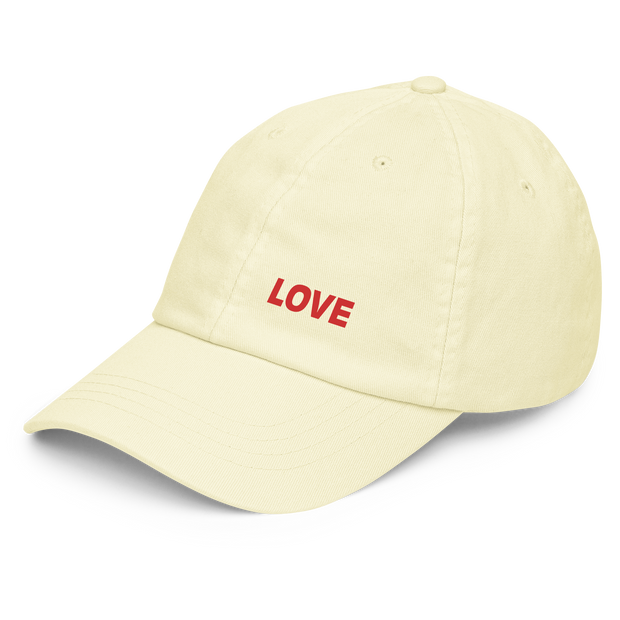 LOVE Pastel baseball hat - MINT - www.leggybuddy.com