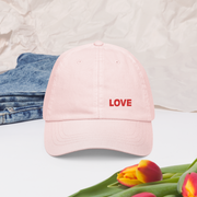 LOVE Pastel baseball hat - BLUE - www.leggybuddy.com