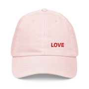 LOVE Pastel baseball hat - BLUE - www.leggybuddy.com