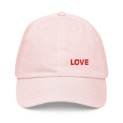 LOVE Pastel baseball hat - ROSA - www.leggybuddy.com