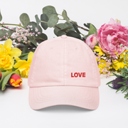 LOVE Pastel baseball hat - BLUE - www.leggybuddy.com