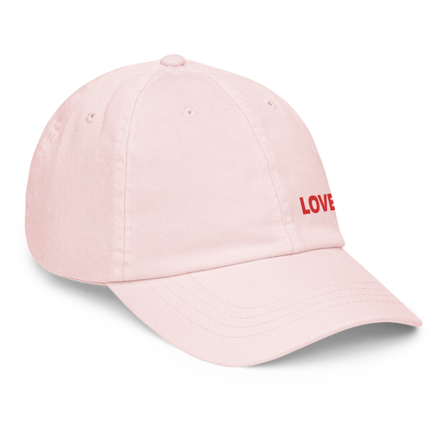 LOVE Pastel baseball hat - ROSA - www.leggybuddy.com