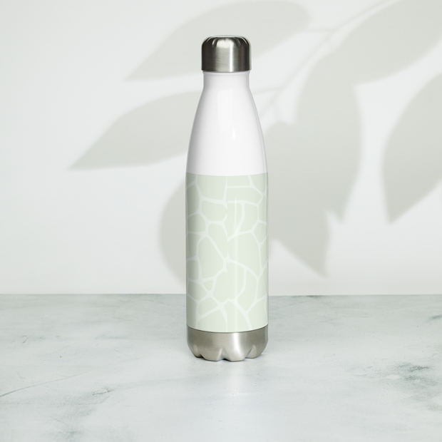 Giraffe Mint - Stainless Steel Water Bottle - www.leggybuddy.com