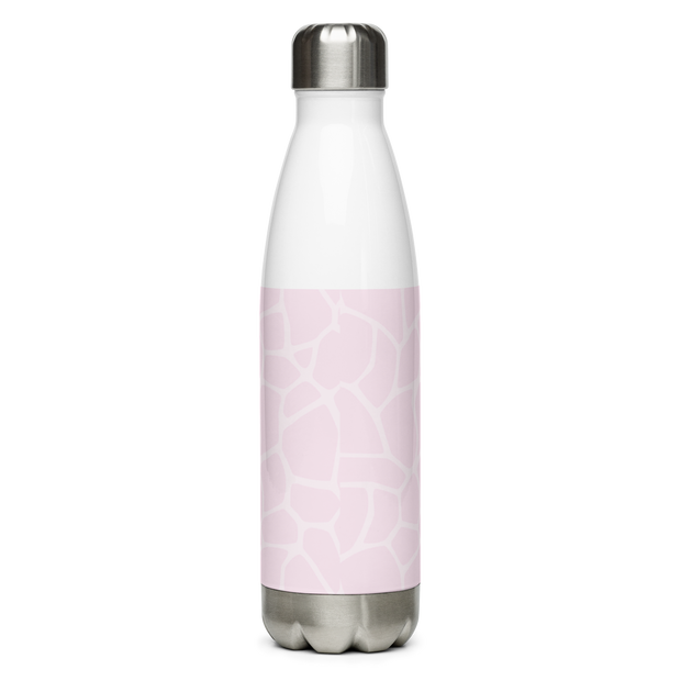 Giraffe Rosa - Stainless Steel Water Bottle - www.leggybuddy.com