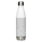 Giraffe Grey - Stainless Steel Water Bottle - www.leggybuddy.com