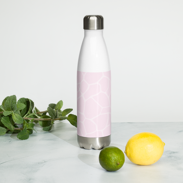 Giraffe Rosa - Stainless Steel Water Bottle - www.leggybuddy.com