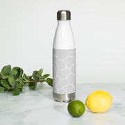 Giraffe Grey - Stainless Steel Water Bottle - www.leggybuddy.com