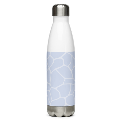 Giraffe Blue - Stainless Steel Water Bottle - www.leggybuddy.com