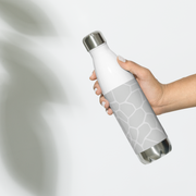 Giraffe Grey - Stainless Steel Water Bottle - www.leggybuddy.com