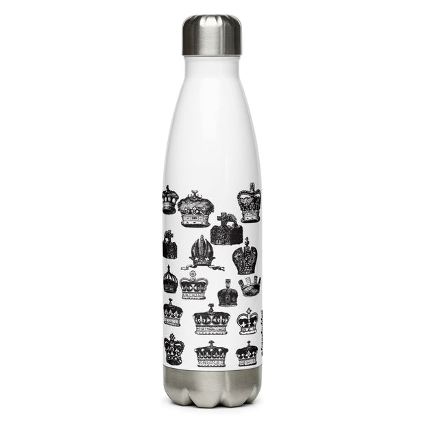 Crowns - Stainless Steel Water Bottle - www.leggybuddy.com