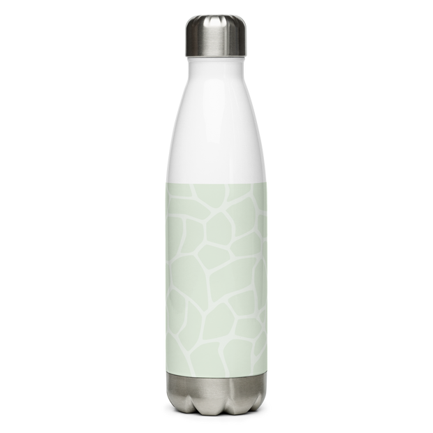 Giraffe Mint - Stainless Steel Water Bottle - www.leggybuddy.com