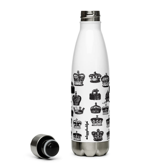 Crowns - Stainless Steel Water Bottle - www.leggybuddy.com