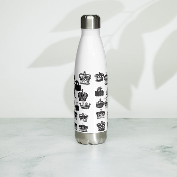 Crowns - Stainless Steel Water Bottle - www.leggybuddy.com