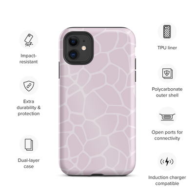 Giraffe Rosa- Tough iPhone case - www.leggybuddy.com