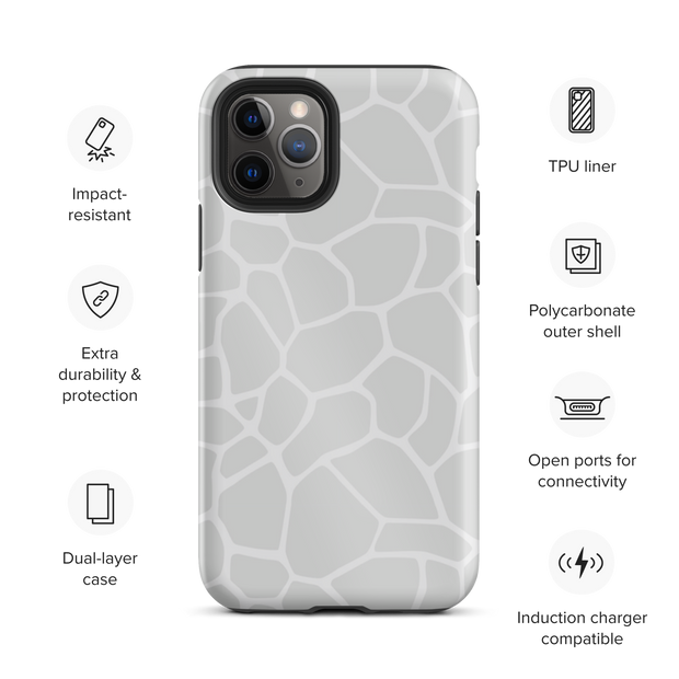 Tough iPhone case - grey - www.leggybuddy.com