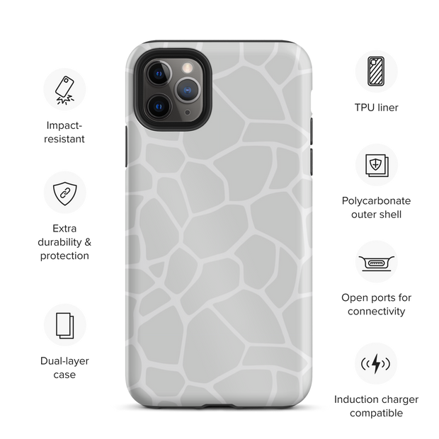 Tough iPhone case - grey - www.leggybuddy.com