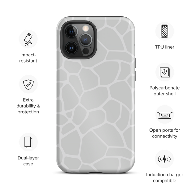 Tough iPhone case - grey - www.leggybuddy.com