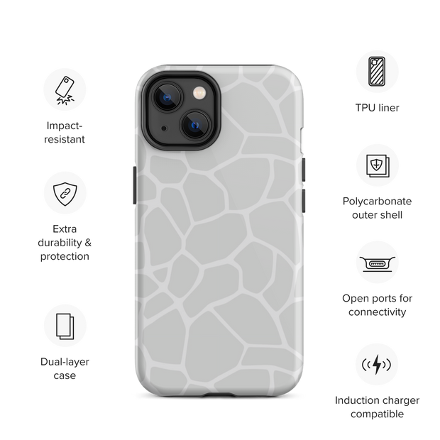 Tough iPhone case - grey - www.leggybuddy.com