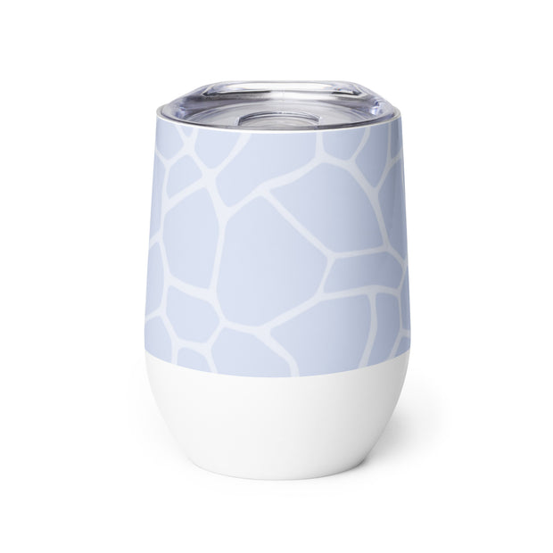 Giraffe Blue - Wine tumbler - www.leggybuddy.com