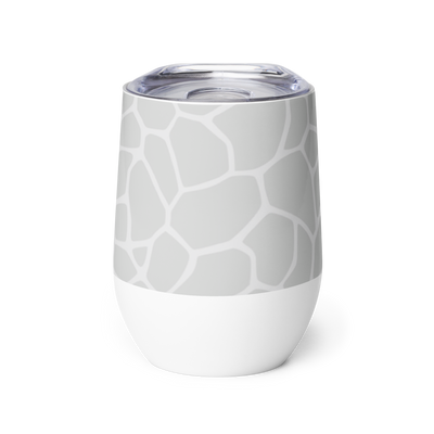 Giraffe Grey - Wine tumbler - www.leggybuddy.com