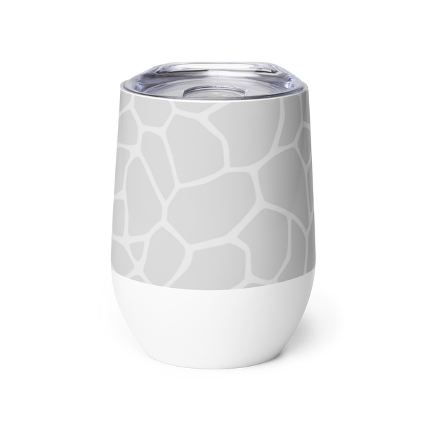 Giraffe Grey - Wine tumbler - www.leggybuddy.com