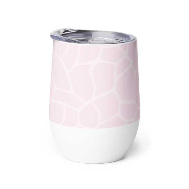 Giraffe Rosa - Wine tumbler - www.leggybuddy.com