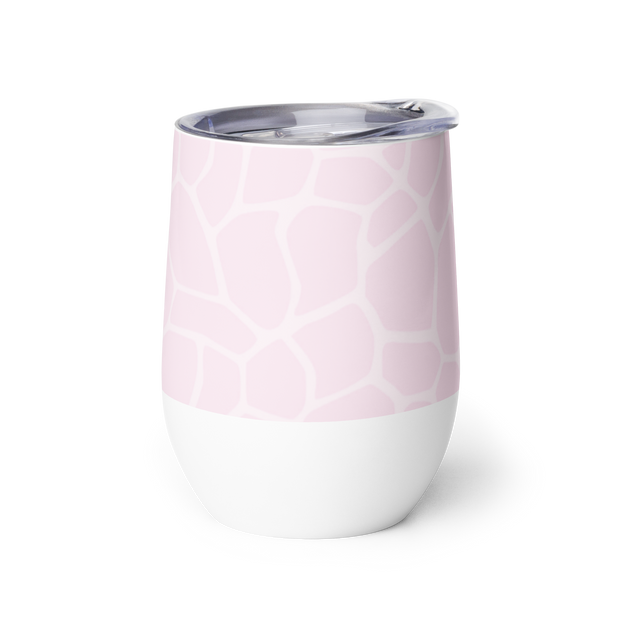 Giraffe Rosa - Wine tumbler - www.leggybuddy.com