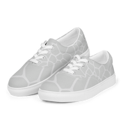 Grey Giraffe - Women’s lace-up canvas shoes - www.leggybuddy.com